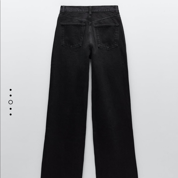 Zara Black Hi Rise Full Length Jeans. Size 27 (4) - Picture 3 of 5